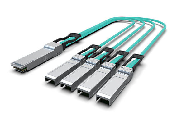 40G QSFP+ To 4x10G Breakout AOC(Active Optical Cable) Cables 15M Qsfp 4x10g Aoc15m